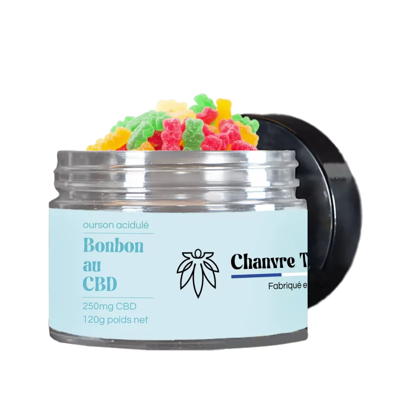 Bonbon ourson acidulé au CBD-Comestibles-Weed Crush