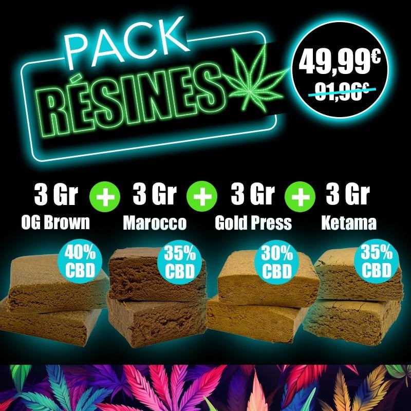 Pack résine